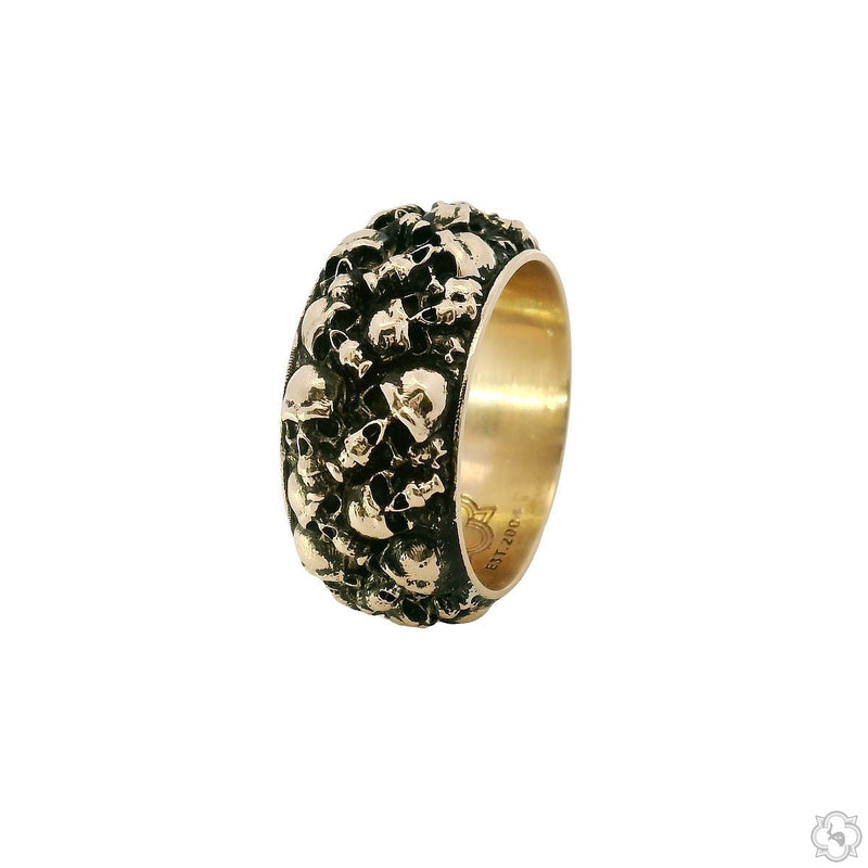 14K Gold Catacomb Band Ring, photo 5 of 7