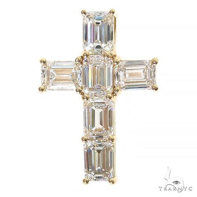 Celestial Emarald Cross Pendant  69642 - Image 1
