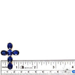 Celestial Blue Oval Sapphire Cross 69591 - Image 5