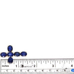 Celestial Blue Oval Sapphire Cross 69591 - Image 6