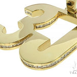 18K Yellow Gold Custom Made 3J Pendant 66061 - Image 4