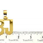 18K Yellow Gold Custom Made 3J Pendant 66061 - Image 6
