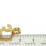 18K Yellow Gold Custom Made 3J Pendant 66061 - Image 7