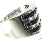 Channel Black Diamond Ring 39925 - Image 4