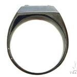 Channel Black Diamond Silver Ring 39274 - Image 7