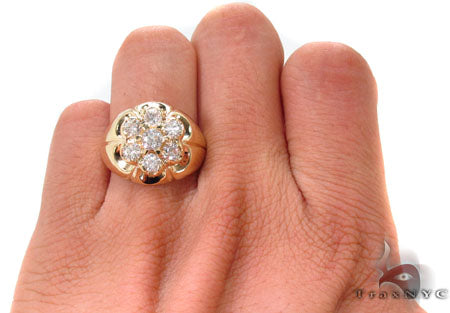 14K Gold Channel Crown Ring, photo 7 of 7