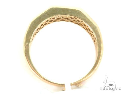 14K Gold Channel Diamond Band, photo 6 of 7