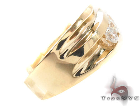 14K Gold Channel Diamond Ring, photo 4 of 7