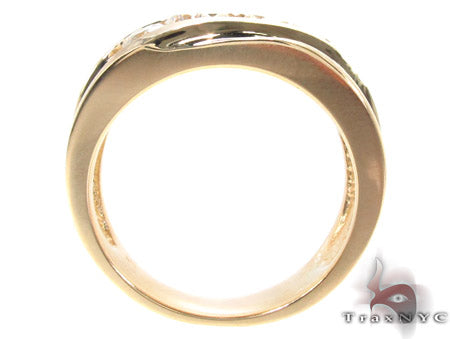 14K Gold Channel Diamond Ring, photo 5 of 7