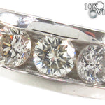 Channel Diamond Wedding Ring 34094 - Image 3