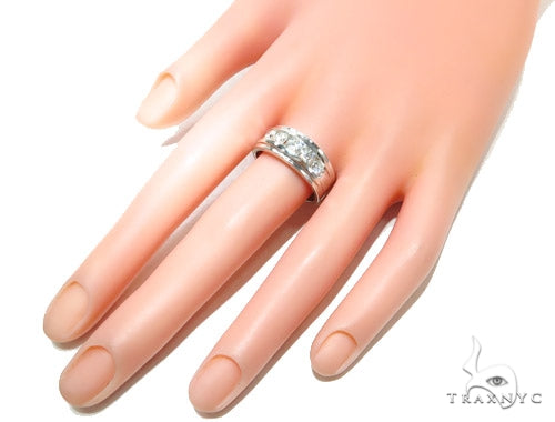Channel Diamond Wedding Ring 41766 - Image 9