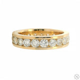 14K Gold Channel Set Lab-Grown Diamond Eternity Band 70830