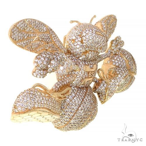 Charlotte Hornets Lab Diamond Pendant 68089 - Image 2
