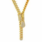 18K Fancy Zipper Necklace 71314