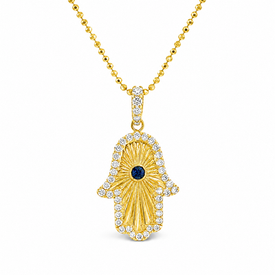 Sunburst Hamsa Pendant Set 71730