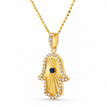 Sunburst Hamsa Pendant Set 71730