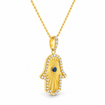 Sunburst Hamsa Pendant Set 71730