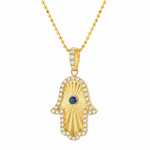 Sunburst Hamsa Pendant Set 71730