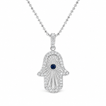 Sunburst Hamsa Pendant Set 71730