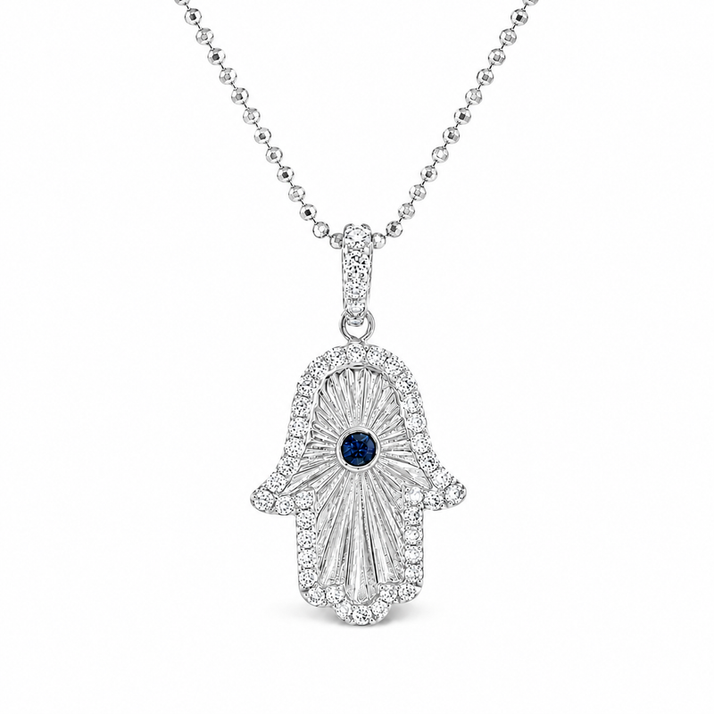 Sunburst Hamsa Pendant Set 71730