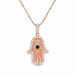 Sunburst Hamsa Pendant Set 71730
