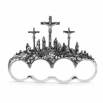 .925 Triple Cross 4-Finger Ring 71777