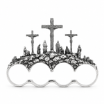 .925 Triple Cross 4-Finger Ring 71777
