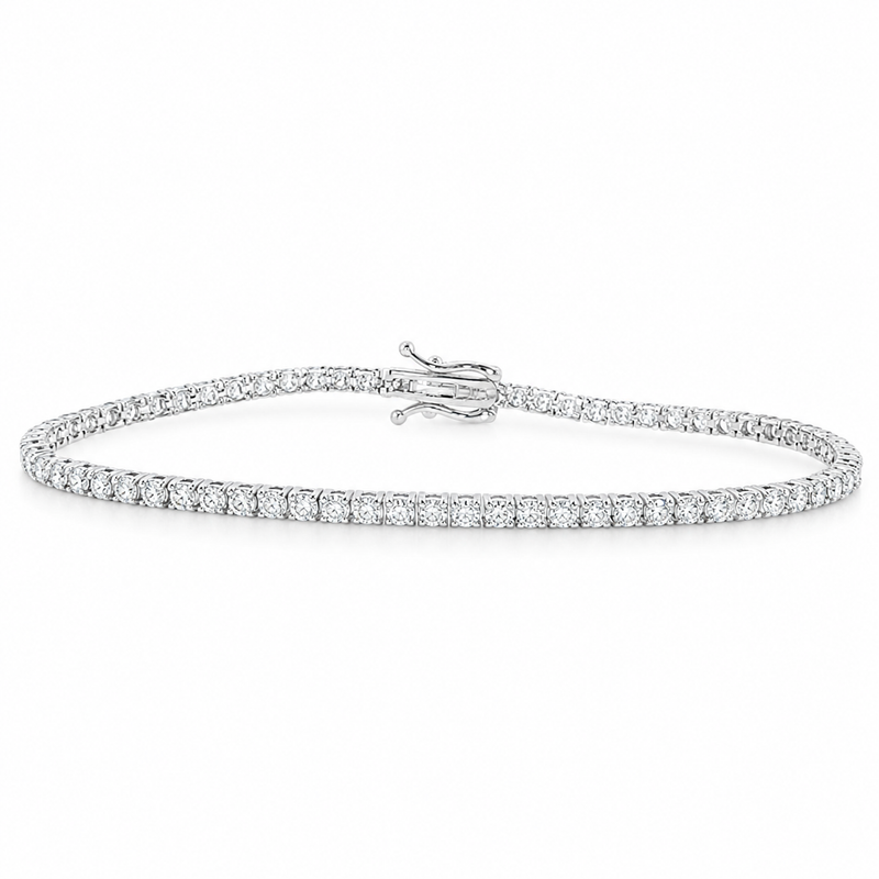 4 Pt Diamond Tennis Bracelet 71682