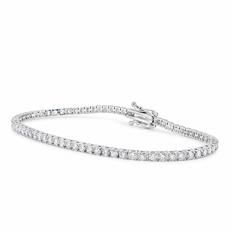 4 Pt Diamond Tennis Bracelet 71682