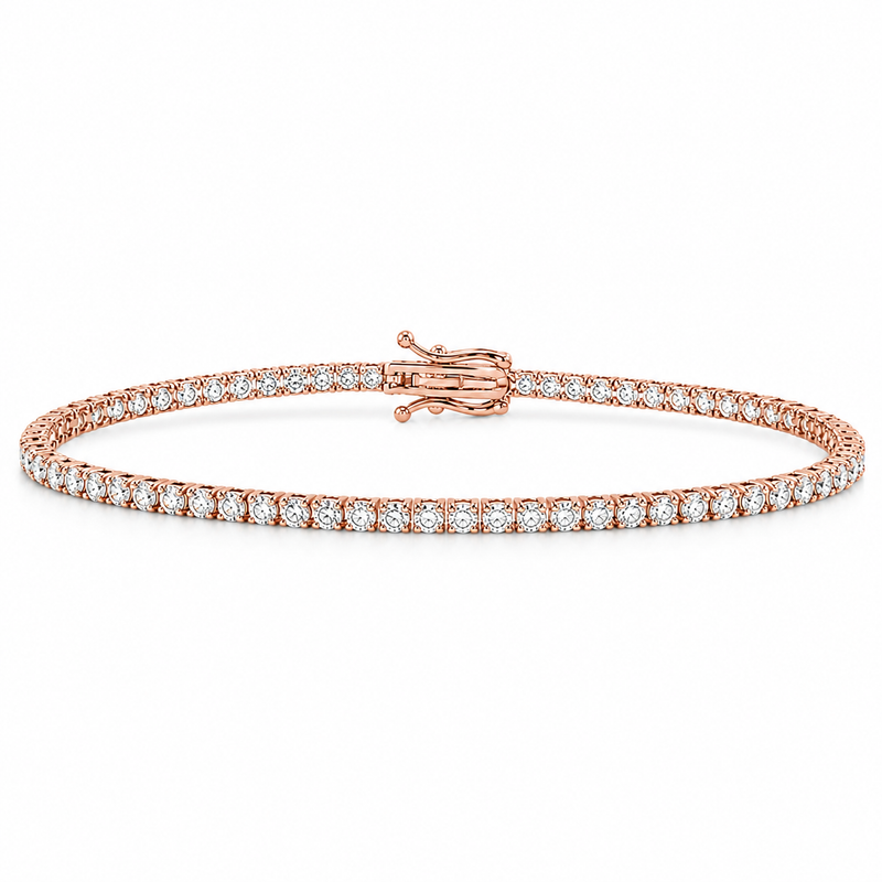4 Pt Diamond Tennis Bracelet 71683