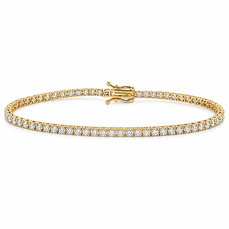 4 Pt Diamond Tennis Bracelet 71683