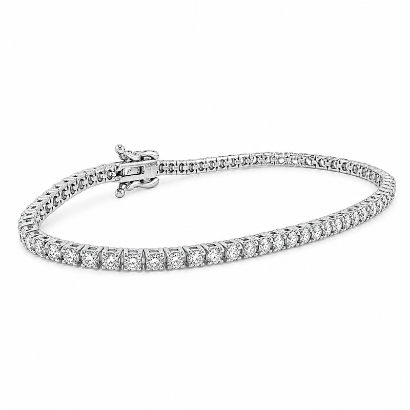 4 Pt Diamond Tennis Bracelet 71683