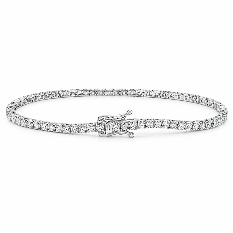 4 Pt Diamond Tennis Bracelet 71683