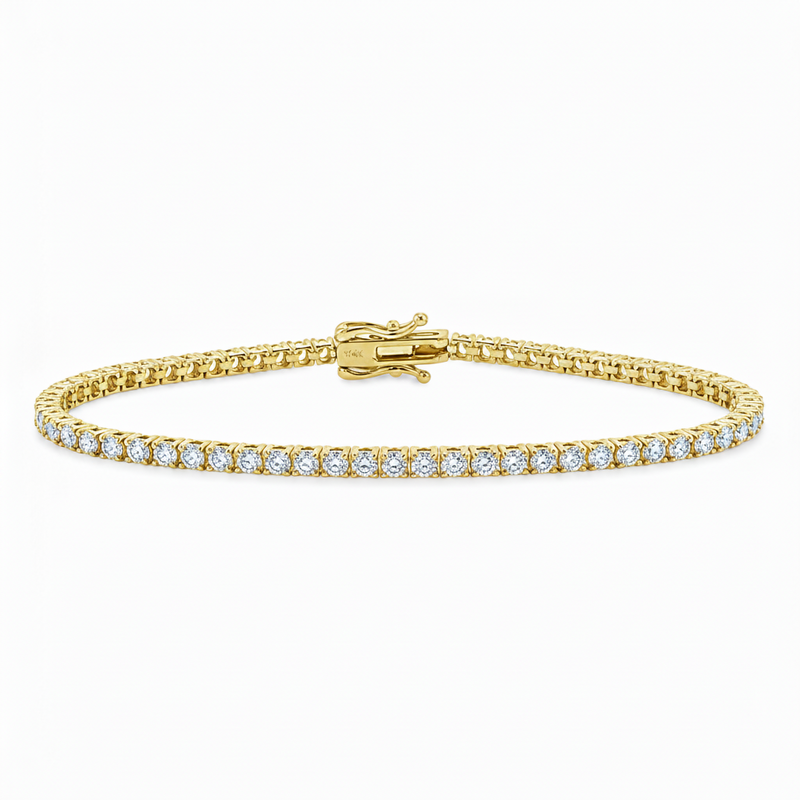 5 Pt Diamond Tennis Bracelet 71687