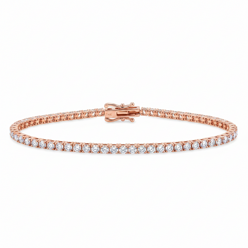 5 Pt Diamond Tennis Bracelet 71687