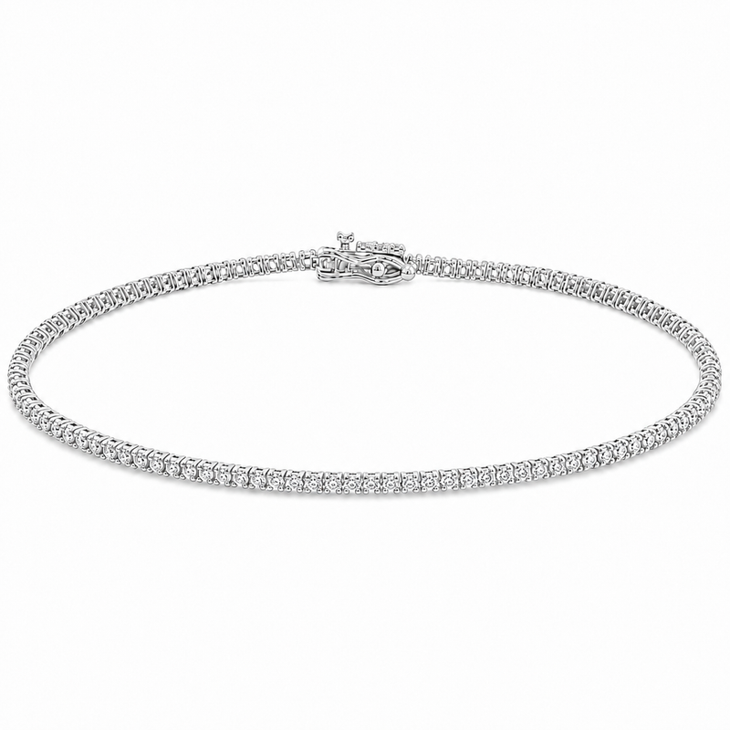2 Pt Diamond Tennis Bracelet 71664