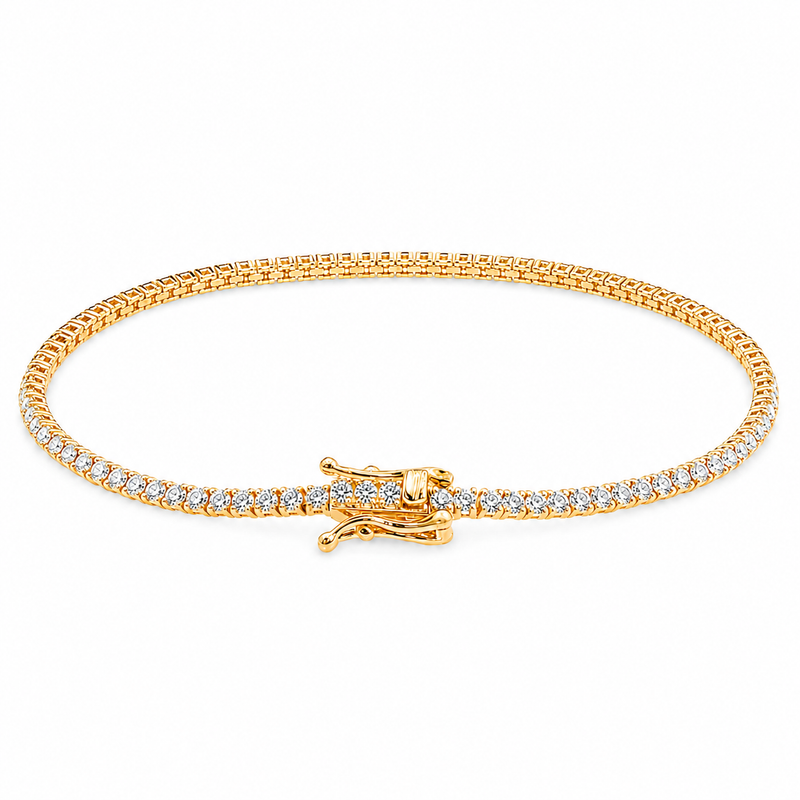2 Pt Diamond Tennis Bracelet 71664