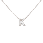 14K Gold Mini  Initial Necklace 68555