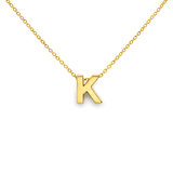 14K Gold Mini Initial Necklace 68555