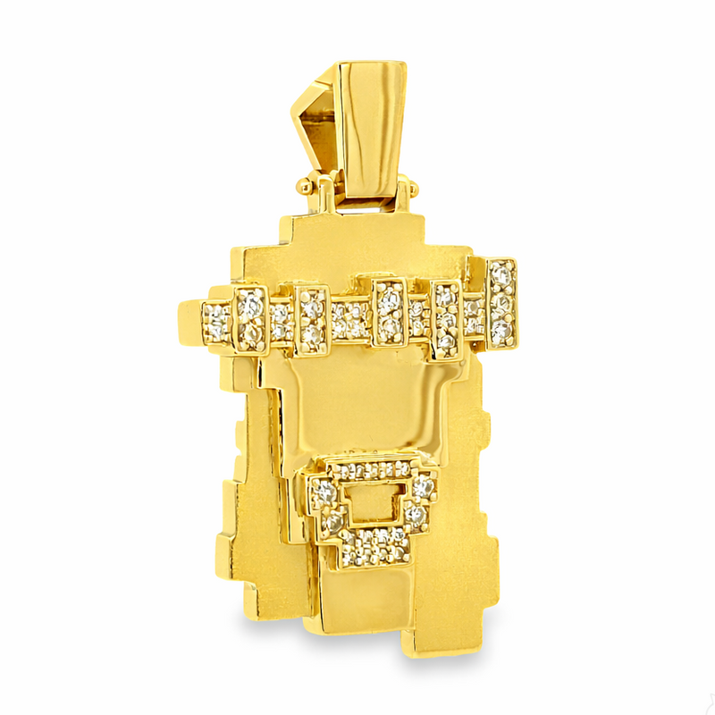 Prong Diamond Lego-Style Jesus Piece 57704