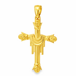 10K Gold Cross Crucifix 57088