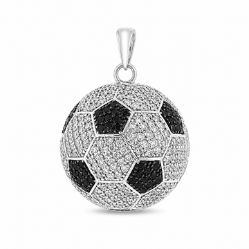 Legacy Football Pendant in 14K gold