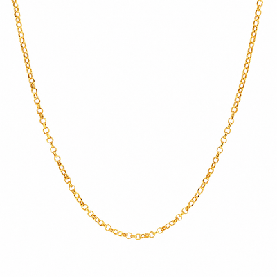 21K Gold Cable Chain 1.8mm 71481