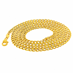 21K Gold Curb Chain 3.4mm 71482