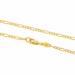 21K Gold Figaro Chain 2.5mm 71479