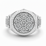 Custom Made Rolex Style Diamond Ring 67378