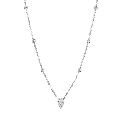 .925 Silver Diamond Necklace 71483