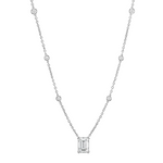 .925 Silver Diamond Necklace 71483