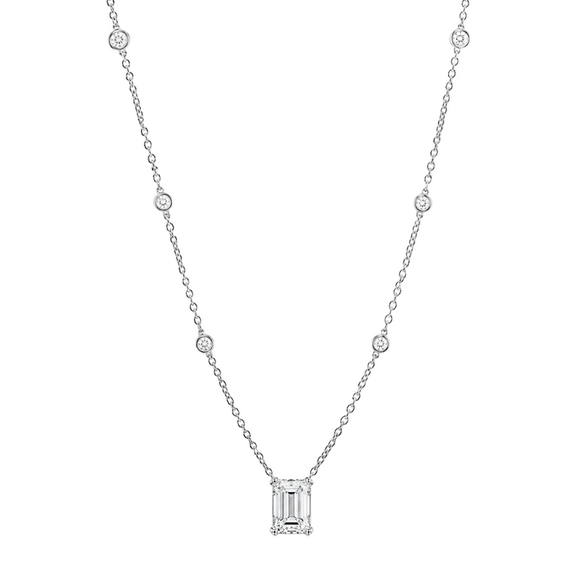 .925 Silver Diamond Necklace 71483