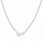 .925 Silver Pyramid of Giza Diamond Pendant Set With Franco Cuban Chain 71444